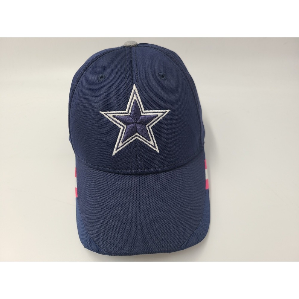 Women Dallas Cowboys Breast Cancer Awareness BCA Reebok Adjustable Hat Cap NFL